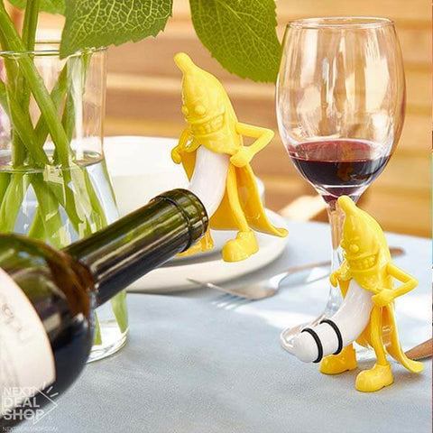 2 Pcs Mr. Banana Bottle Stoppers